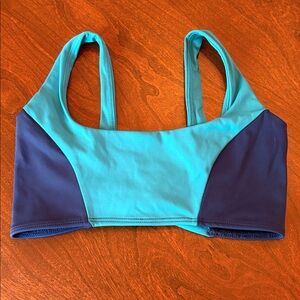 Blue and Teal Tiger Friday top